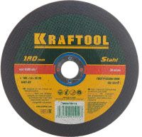 Круг отрезной по металлу для УШМ 180х1,6х22,2 мм Kraftool 36250-180-1.6