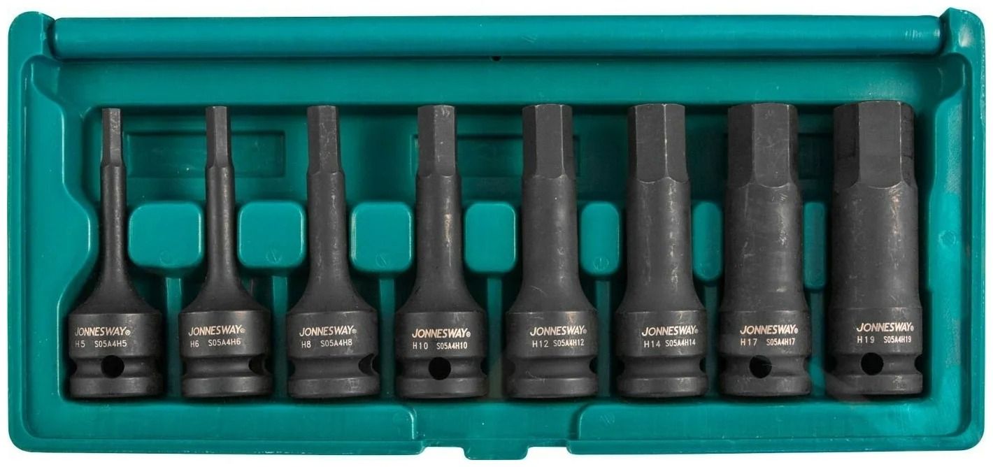 Изображение товара Набор торцевых ударных насадок 1/2"DR S05A408S Jonnesway 8 шт.