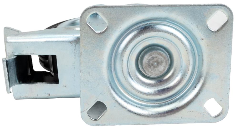 Колесо резиновое поворотное усиленное с тормозом SRCB TOR - фото