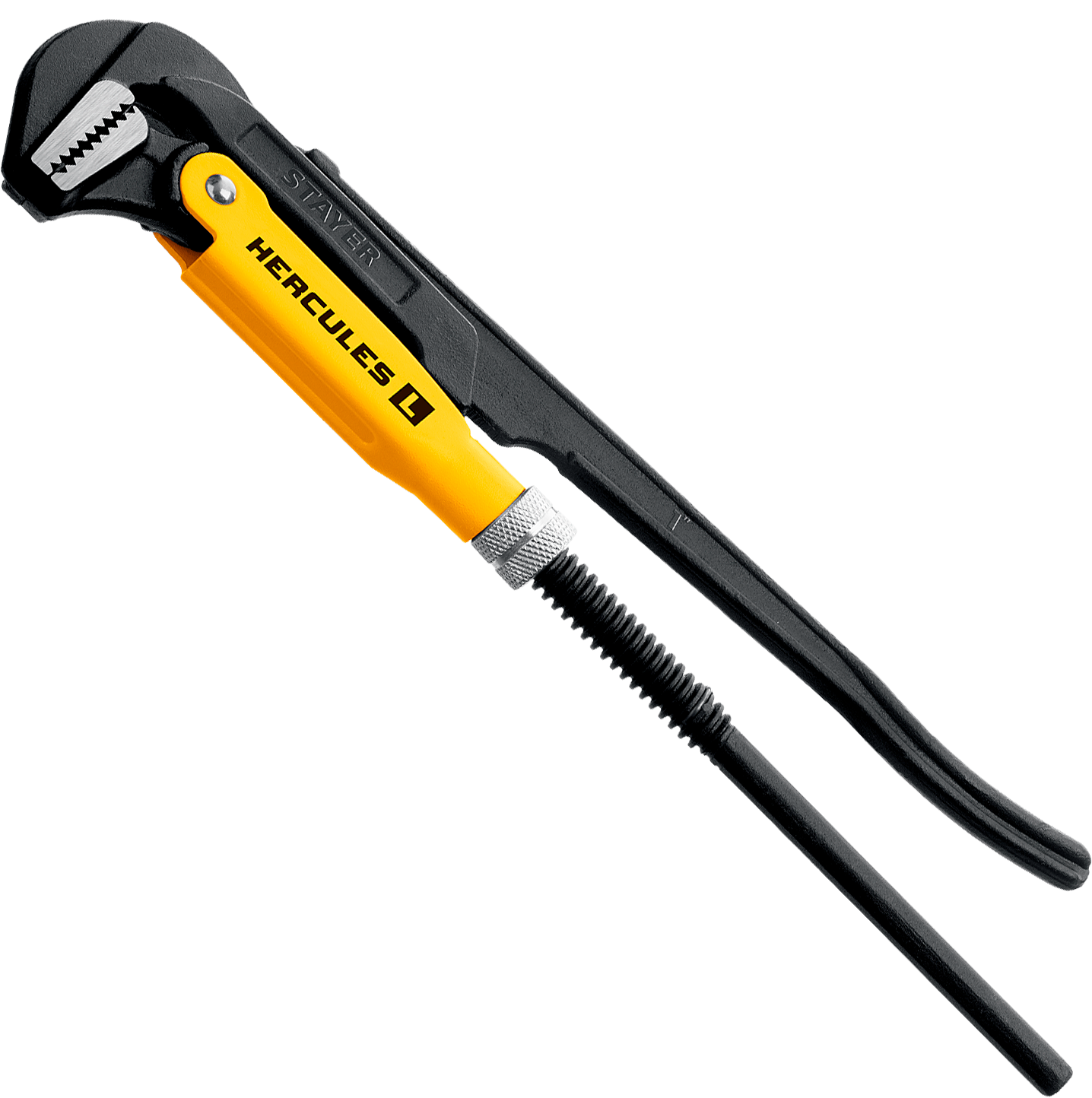 Ключ трубный рычажный с прямыми губками Hercules-L Stayer - фото