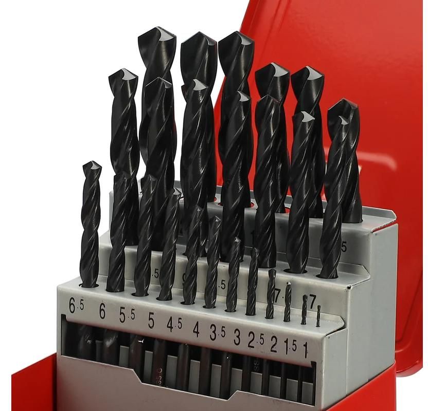 Набор сверл по металлу 1-13 мм HSS-R 118° DIN338 H-Tools Pro 205213PRO, 25 шт - фото