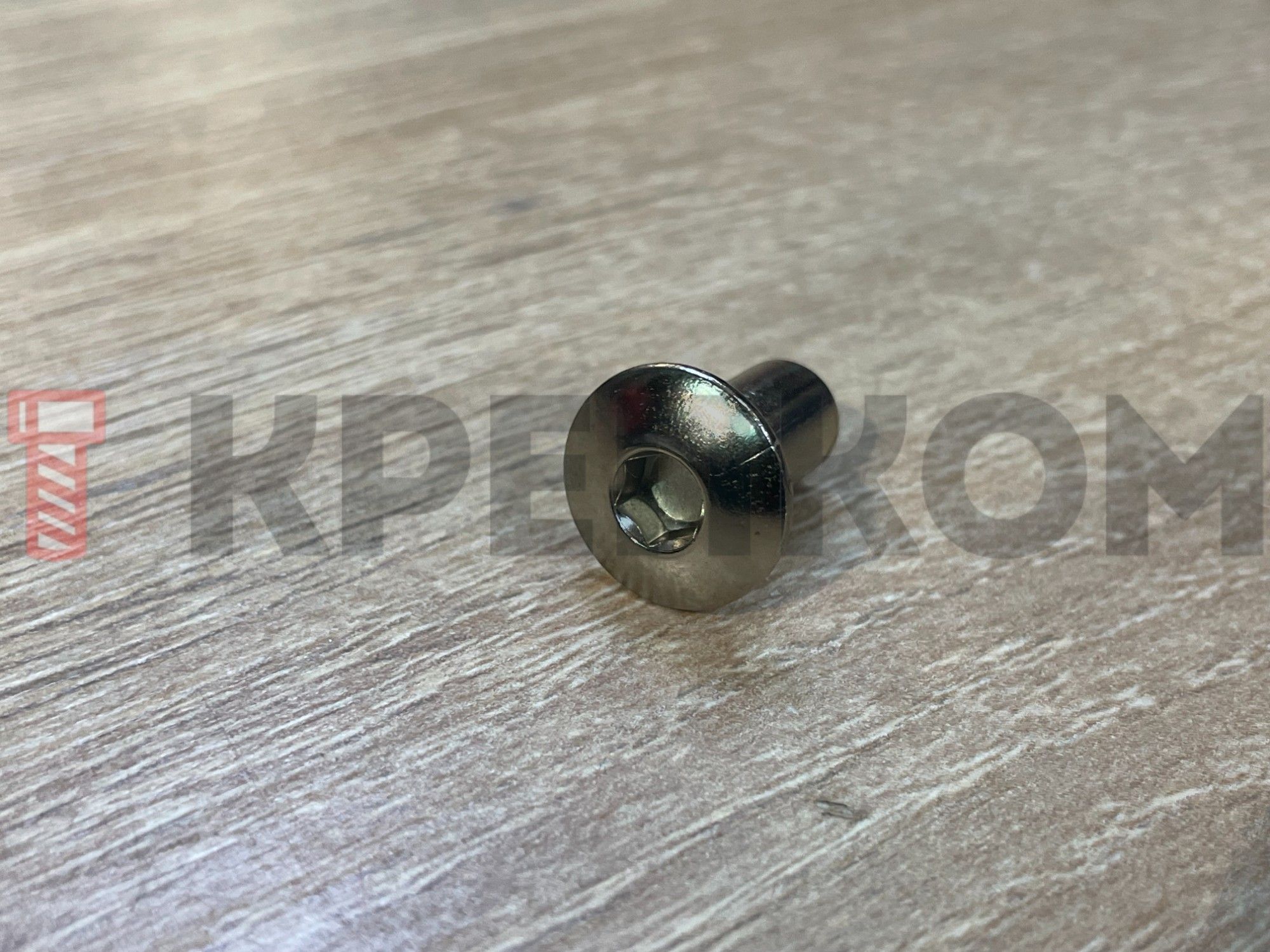 Гайка Эриксона вн/ш полукруг M 6 x 15 тело D 8 головка D 15 S5 никель - фото