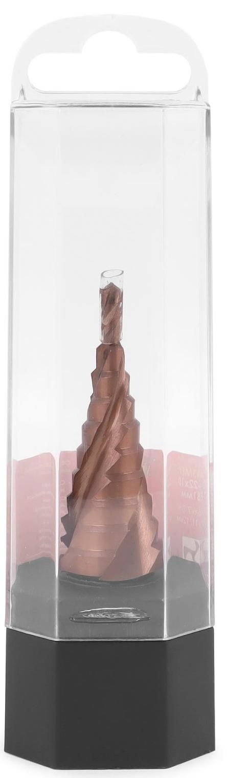 Сверло ступенчатое по металлу с тремя спиральными канавками HSS-Co Messer - фото