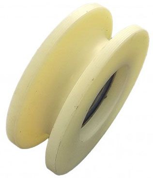 Ролик капролоновый с подшипником - фото