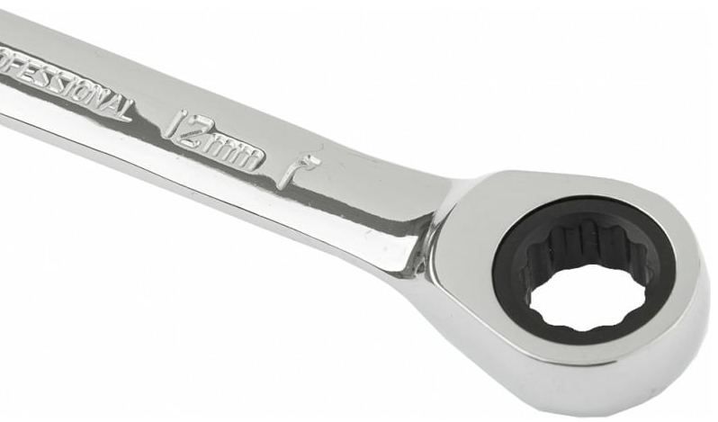 Ключ комбинированный трещеточный 12 мм Matrix 14805, хромованадиевая сталь - фото