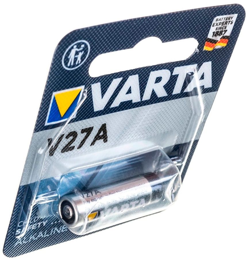 Батарейка V27A щелочная 12 В Varta 4227101401М - фото