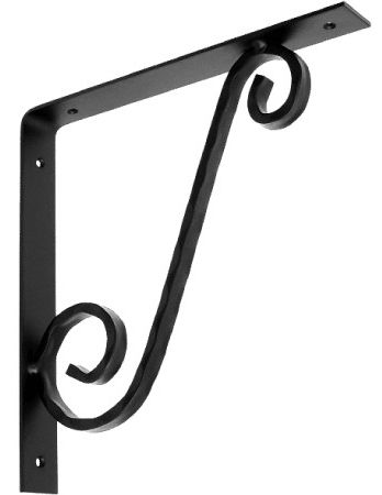 Кронштейн для полок фигурный 225х225 мм Домарт модель 16, цвета в ассортименте - фото