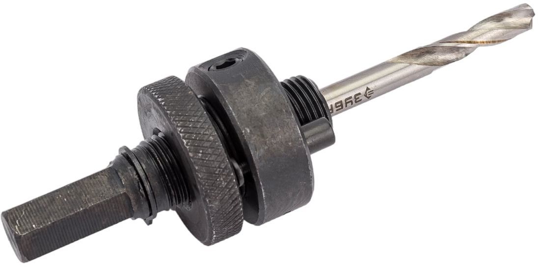 Державка для биметаллических коронок 32-152 мм ЗУБР 29532_z01, шестигранный хвостовик - фото