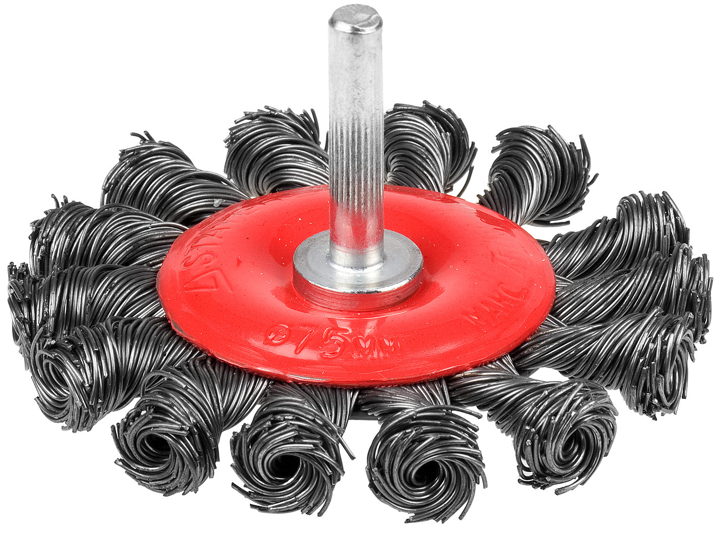 Щетка кистевая жгутированная 75 мм для дрели Master Stayer 35115-075 - фото