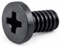 Винт с цилиндрической плоской шляпкой, черный