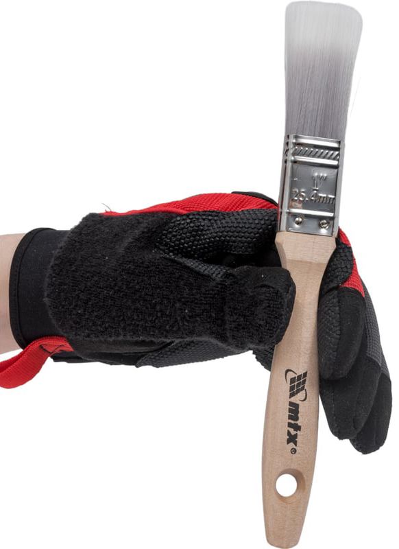 Кисть плоская с деревянной ручкой Platinum Matrix, искусственная щетина - фото