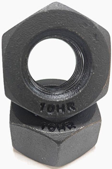 Гайка высокопрочная М20 ГОСТ 32484.3 HR, класс прочности 10, оксидированная - фото