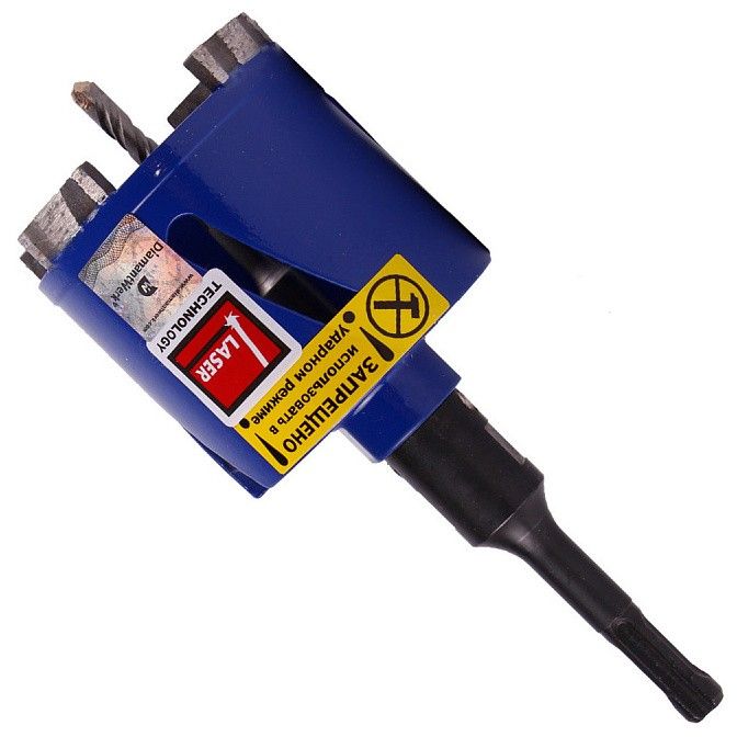 Алмазная коронка по бетону, железобетону, кирпичу 68 мм CACC Magnet 5D DiStar 17982091081, хвостовик SDS+ - фото