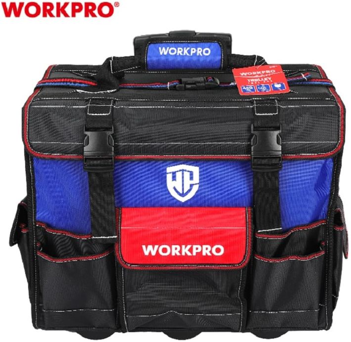 Сумка для инструмента 1680D 500х300х400 на колесах Workpro WP281048 - фото