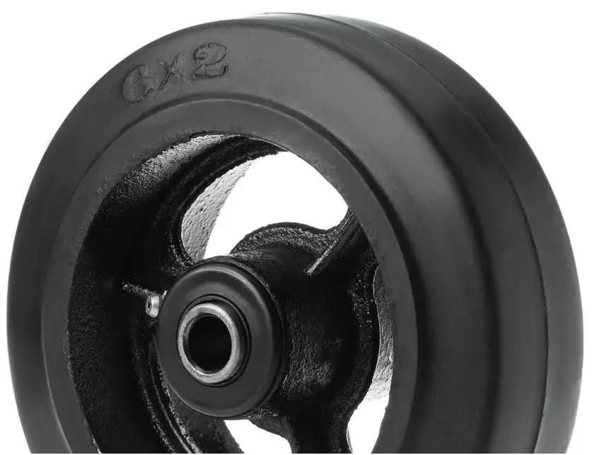 Колесо большегрузное обрезиненное на ось 150 мм D 63  - фото