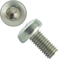 Винт полусфера М6х75 TX30 DIN 7985, нержавеющая сталь А4