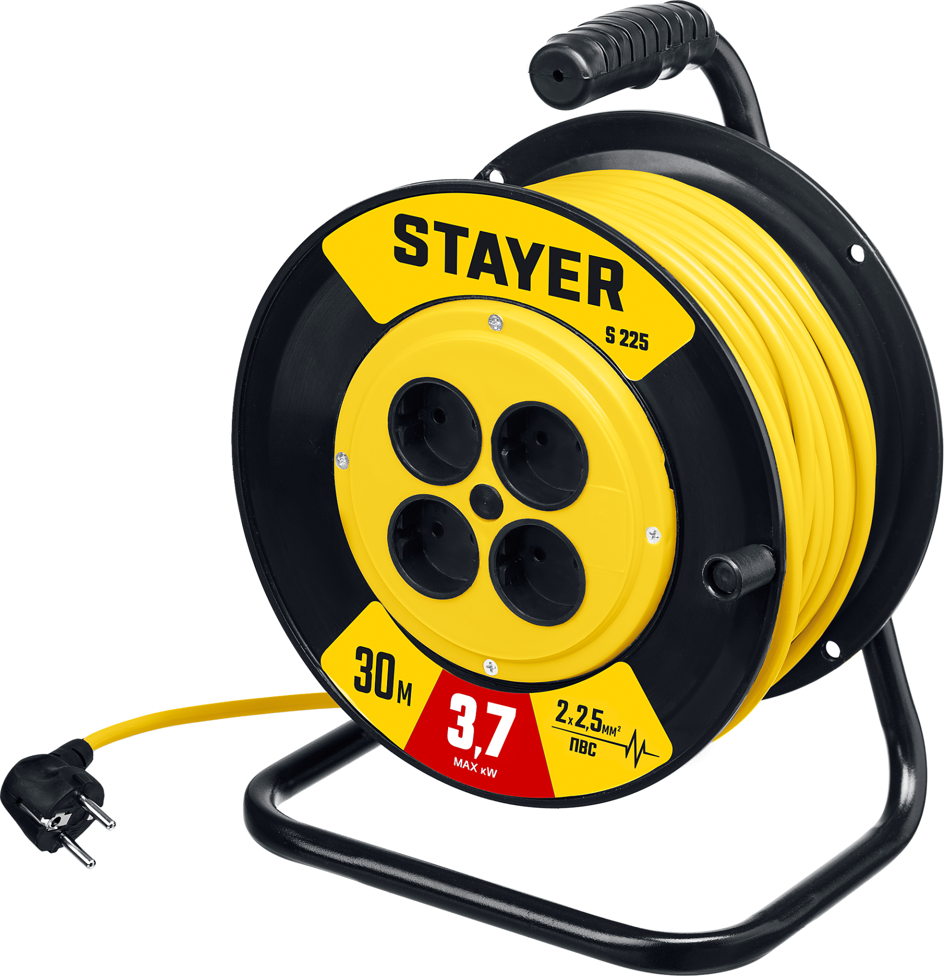 Удлинитель силовой 30 м на катушке S-225 Stayer 55070-30 - фото