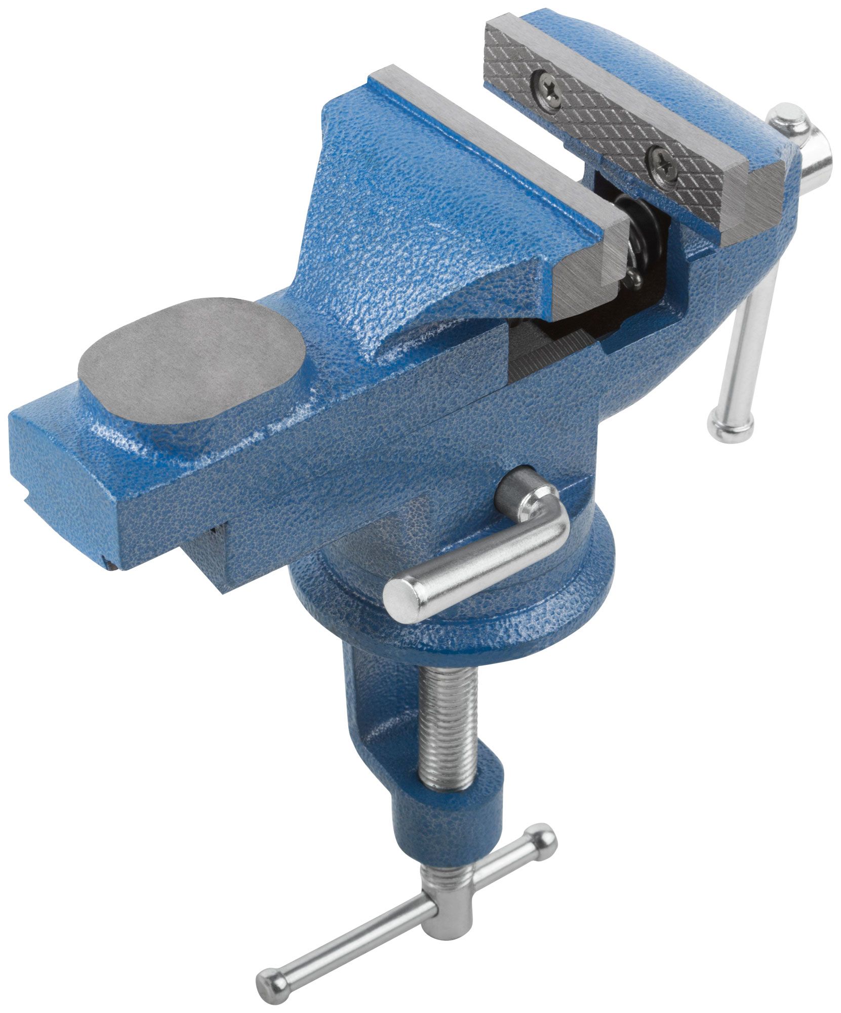 Тиски настольные поворотные 65 мм FIT 59506 - фото