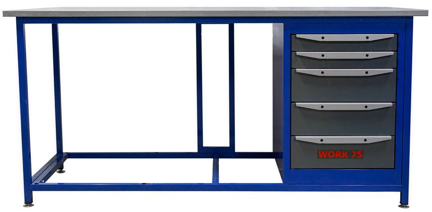 Верстак с одной тумбой 1808х755х872 мм КМК Work 75 WK1800(Т5) - фото