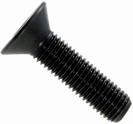Винт дюймовый 1/4"-28 x 1/2 (12,7 мм) DIN 7991 UNF (ISO 10642), класс прочности 10.9 (Grade 8) - фото