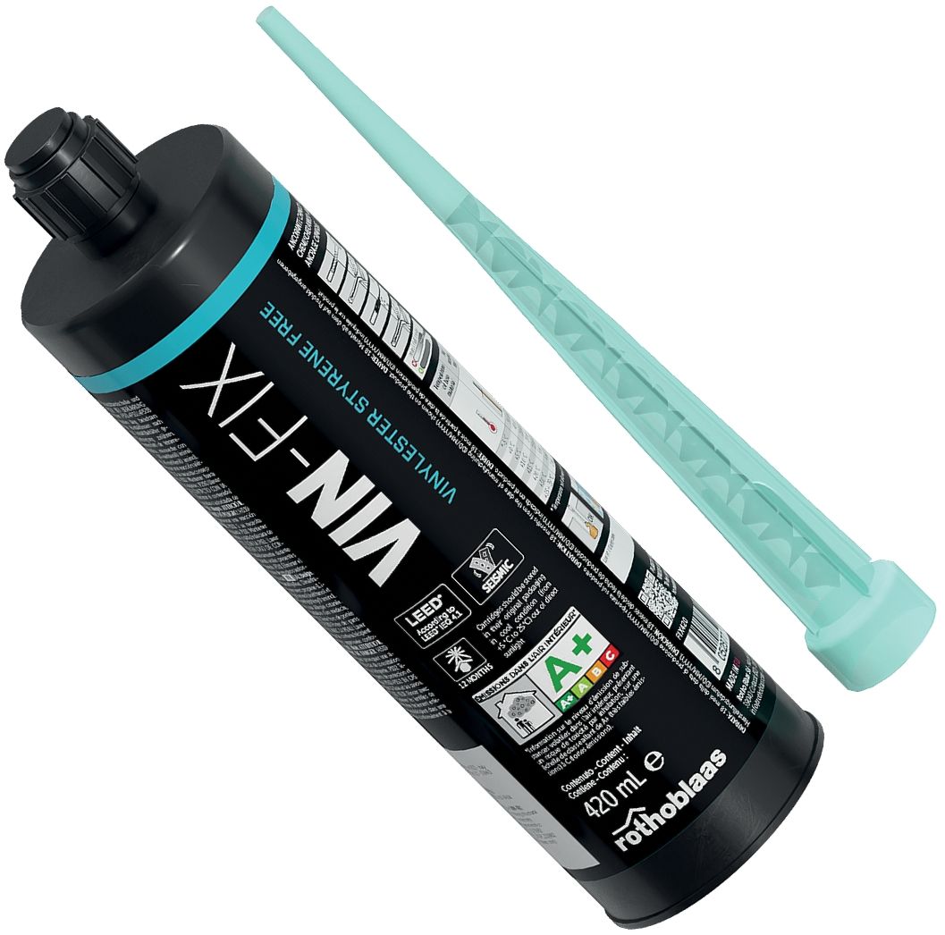 Химический анкер для бетона 420 мл Vin Fix Holz Technic FIX420, винилэстер, с насадкой - фото
