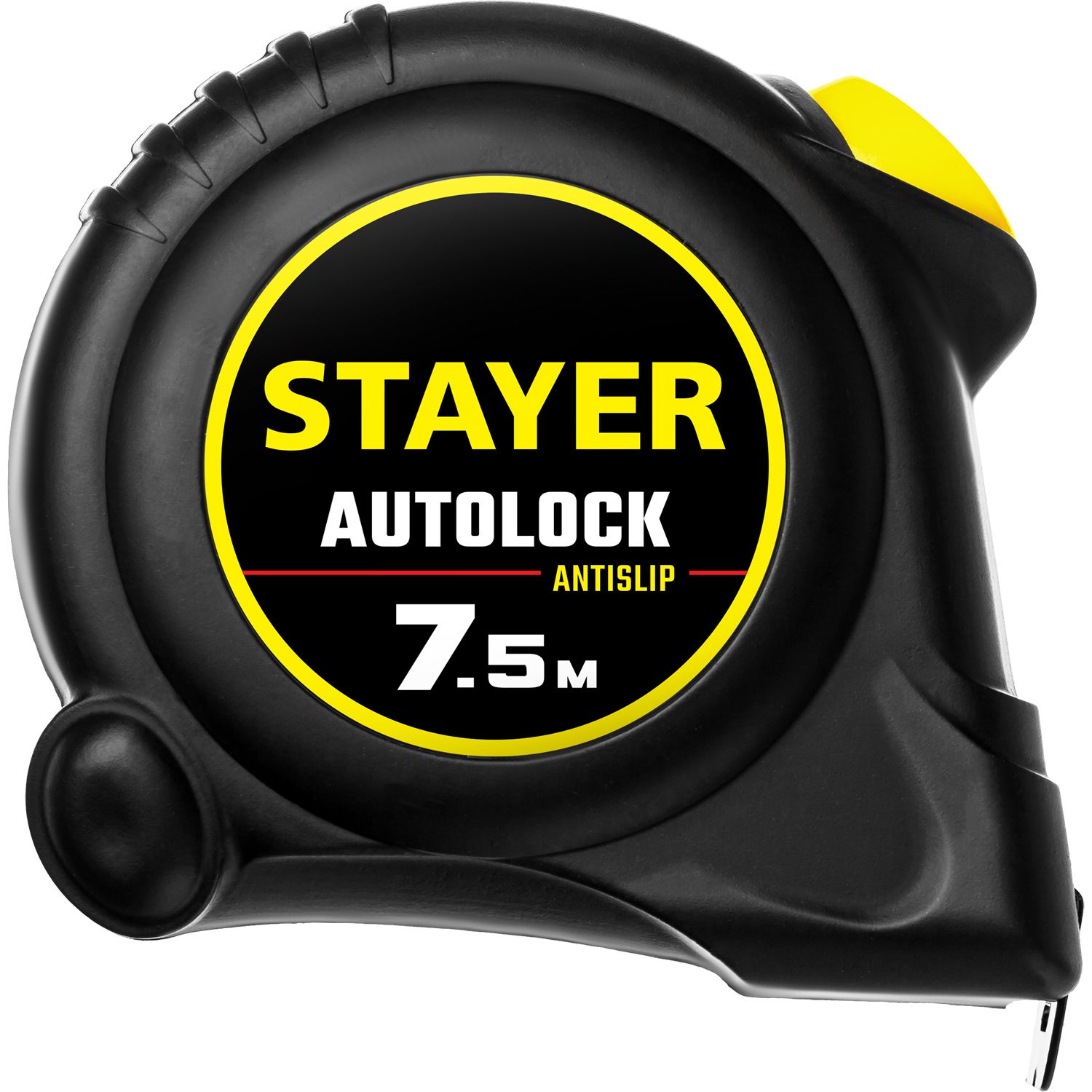 Рулетка измерительная с автостопом 7,5 м х 25 мм Stayer Autolock 2-34126-07-25 - фото