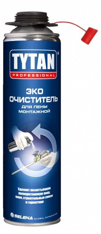 Очиститель для полиуретановой пены TYTAN Professional Еco-Cleaner 63715, 500 мл - фото