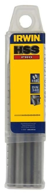 Сверло по металлу удлиненное 8х160/105 мм DIN 340 HSS IRWIN PRO 10502494, 5 шт - фото