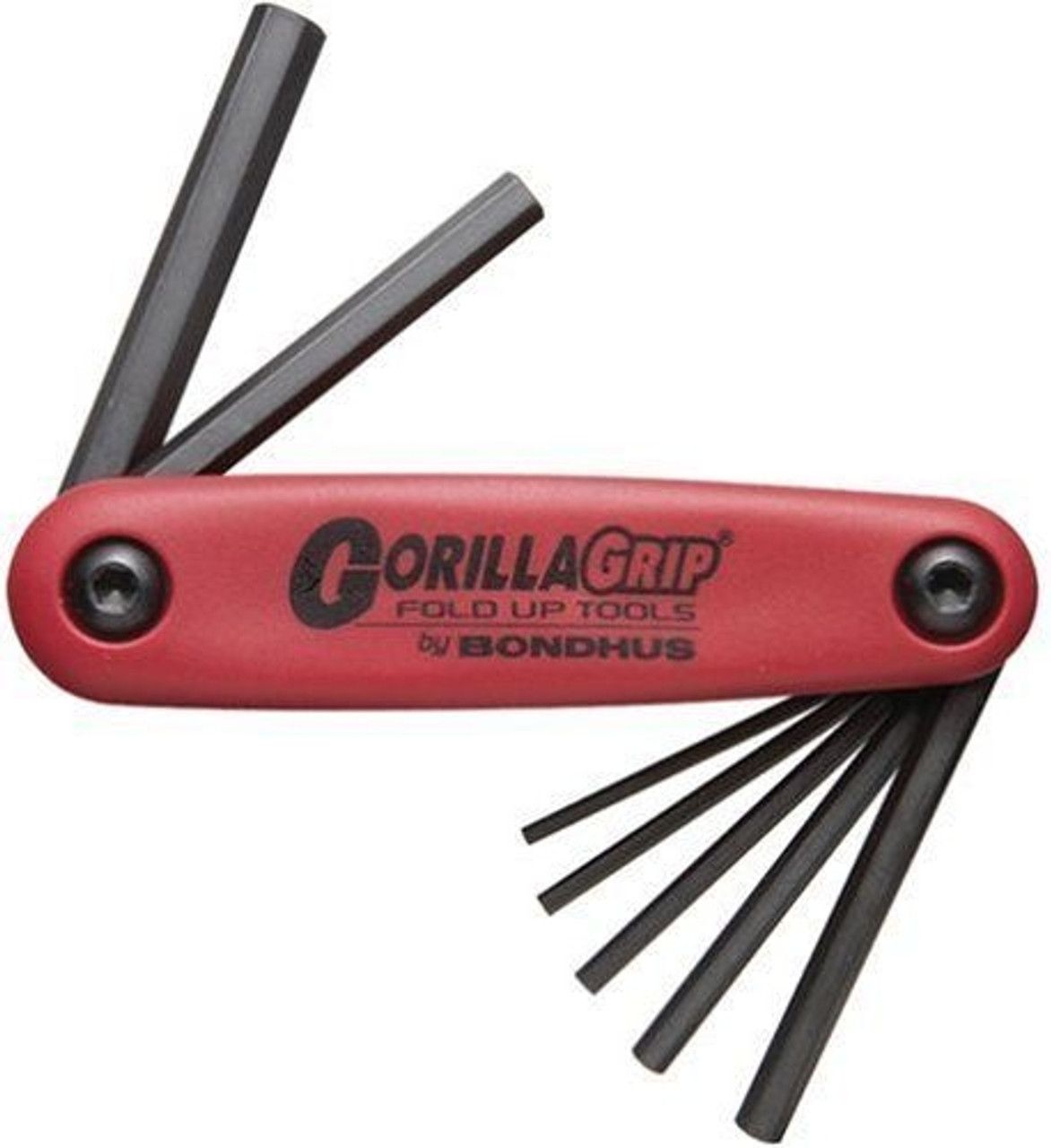 Складной набор шестигранных ключей (2-8 мм) GorillaGrip Bondhus 12587, 7 шт - фото