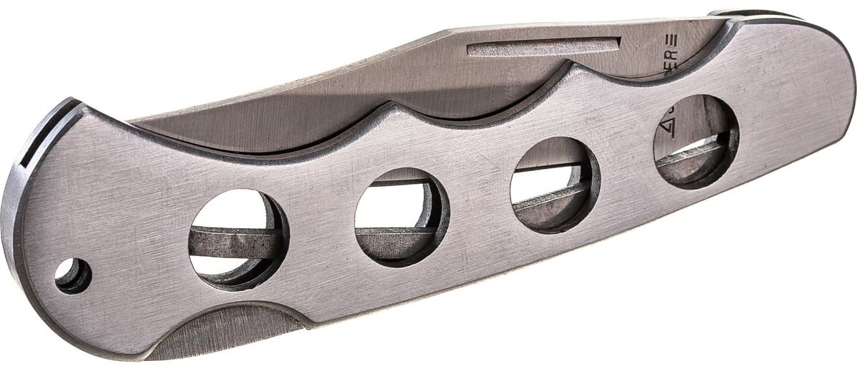 Нож складной цельнометаллический 80 мм с облегченной рукояткой Stayer 47613 - фото