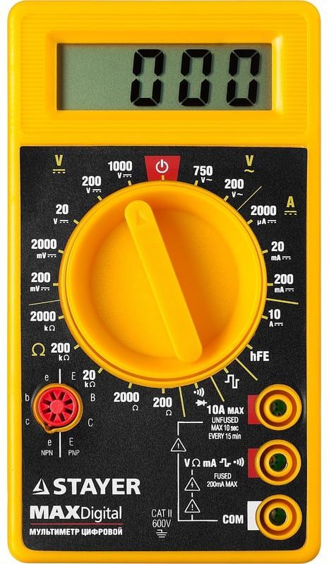 Мультиметр цифровой Stayer MAXDigital 45306 - фото