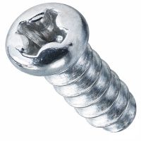 Шуруп полусфера с полной резьбой и тупым концом, оцинкованная сталь