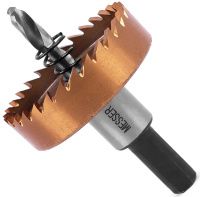 Коронка по металлу 50 мм с центратором и пружиной, ц/х, Messer 21-02-050, HSS-TiN