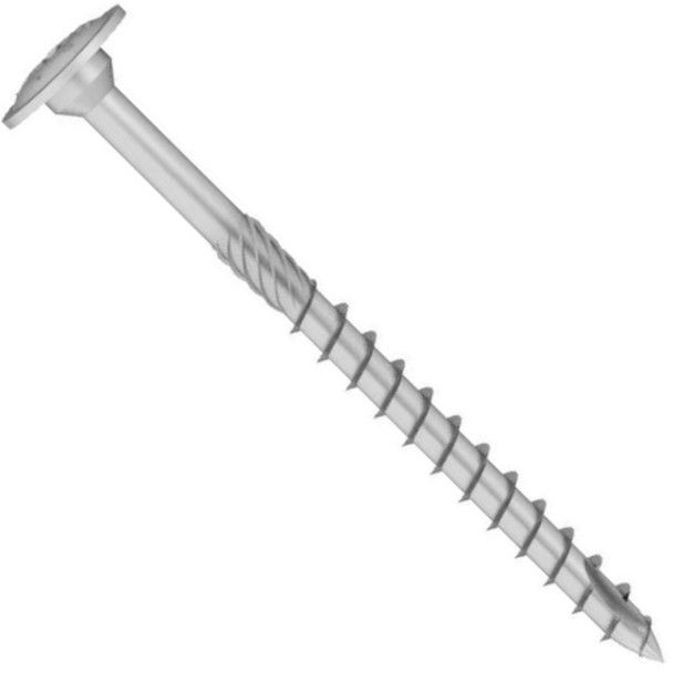 Саморез по дереву с широкой головкой и шлицем TORX Holz Technic TLLEVO, сталь с покрытием C4 EVO - фото