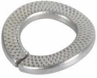 Шайба стопорная изогнутая с насечкой арт 88130, оцинкованная сталь