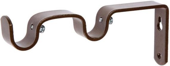 Кронштейн для карниза двухрядный D20 80/150 мм, цвет в ассортименте - фото