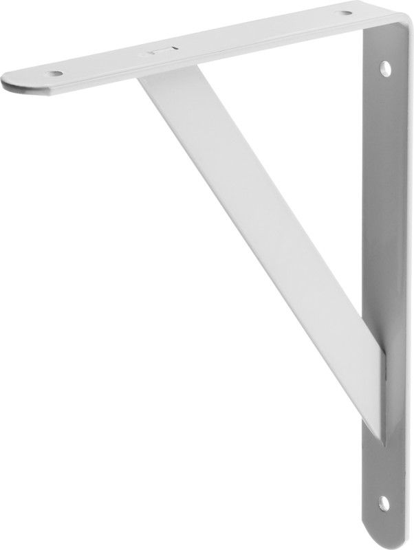 Уголок-кронштейн усиленный, с распоркой 500х330х4 мм Stayer Master 37424-1, сталь, белый - фото