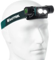 Фонарь налобный/ручной аккумуляторный 1000 лм, 4 режима, 2200мАч KH-7 Kraftool 56450