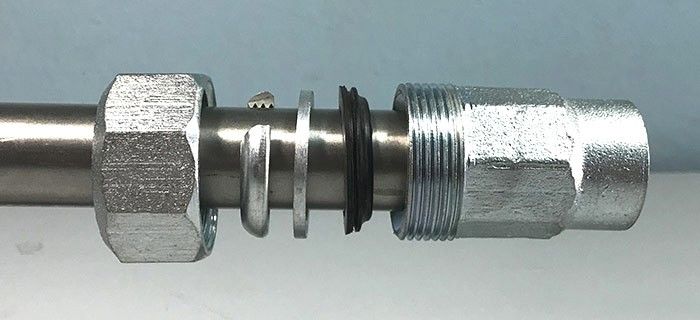 Муфта зажимная 1 1/2" Ду 40 (с внутренней резьбой) - фото