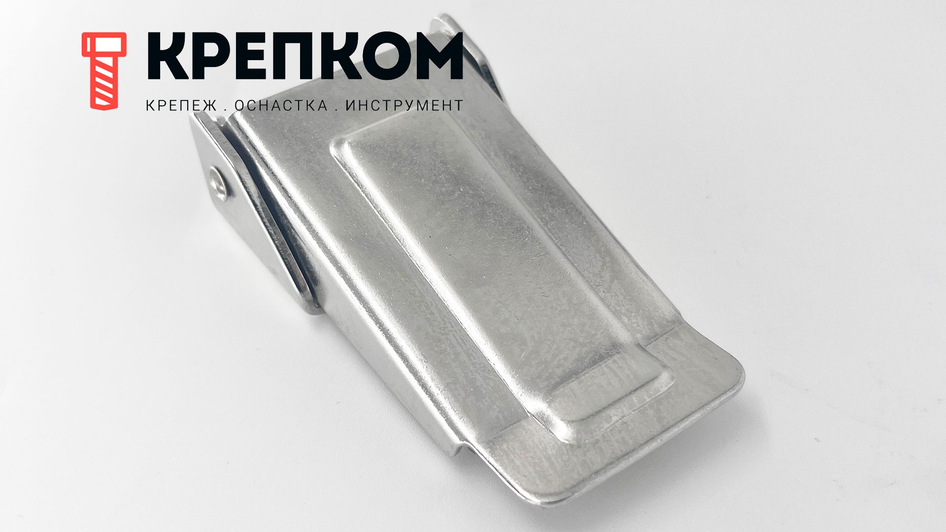 Замок-защелка L=60, 8053-L, нержавеющая сталь А2 - фото