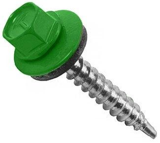 Изображение товара Саморез кровельный со сверлом 4,8х32 RAL 6029 мятно-зеленый