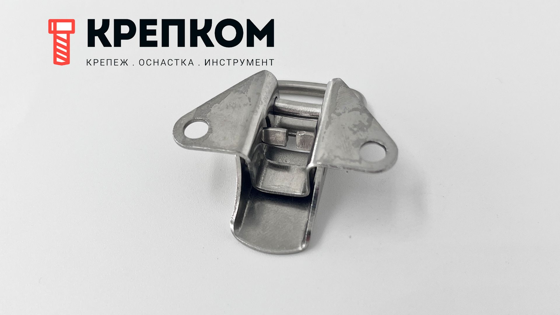 Мини защелка для ящиков и кейсов L=22 B31C-201, нержавеющая сталь - фото