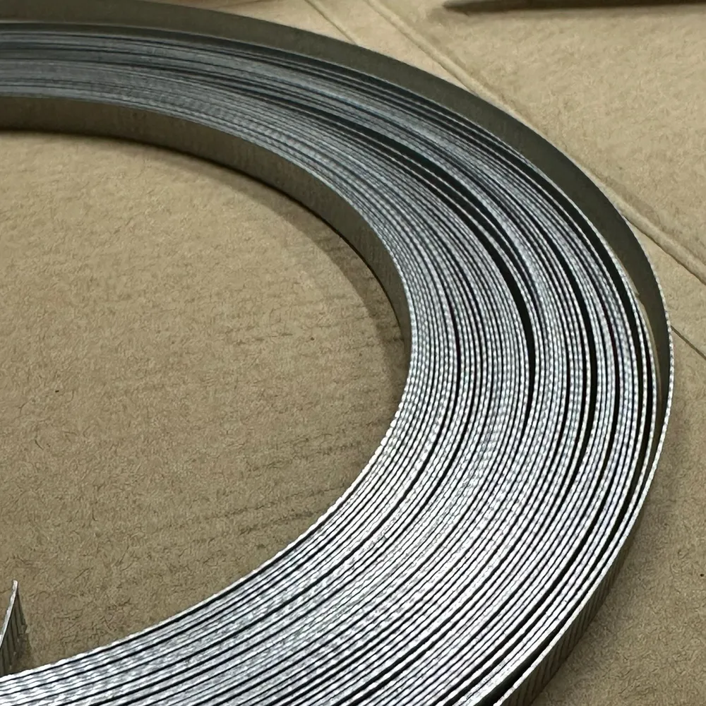 Хомут ленточный червячный 30 м/9 мм NA001994, оцинкованная сталь - фото