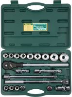 Изображение товара Набор торцовых головок для крупногабаритной техники 3/4" Kraftool Truck 20 27895-H20_z01, 20 предметов