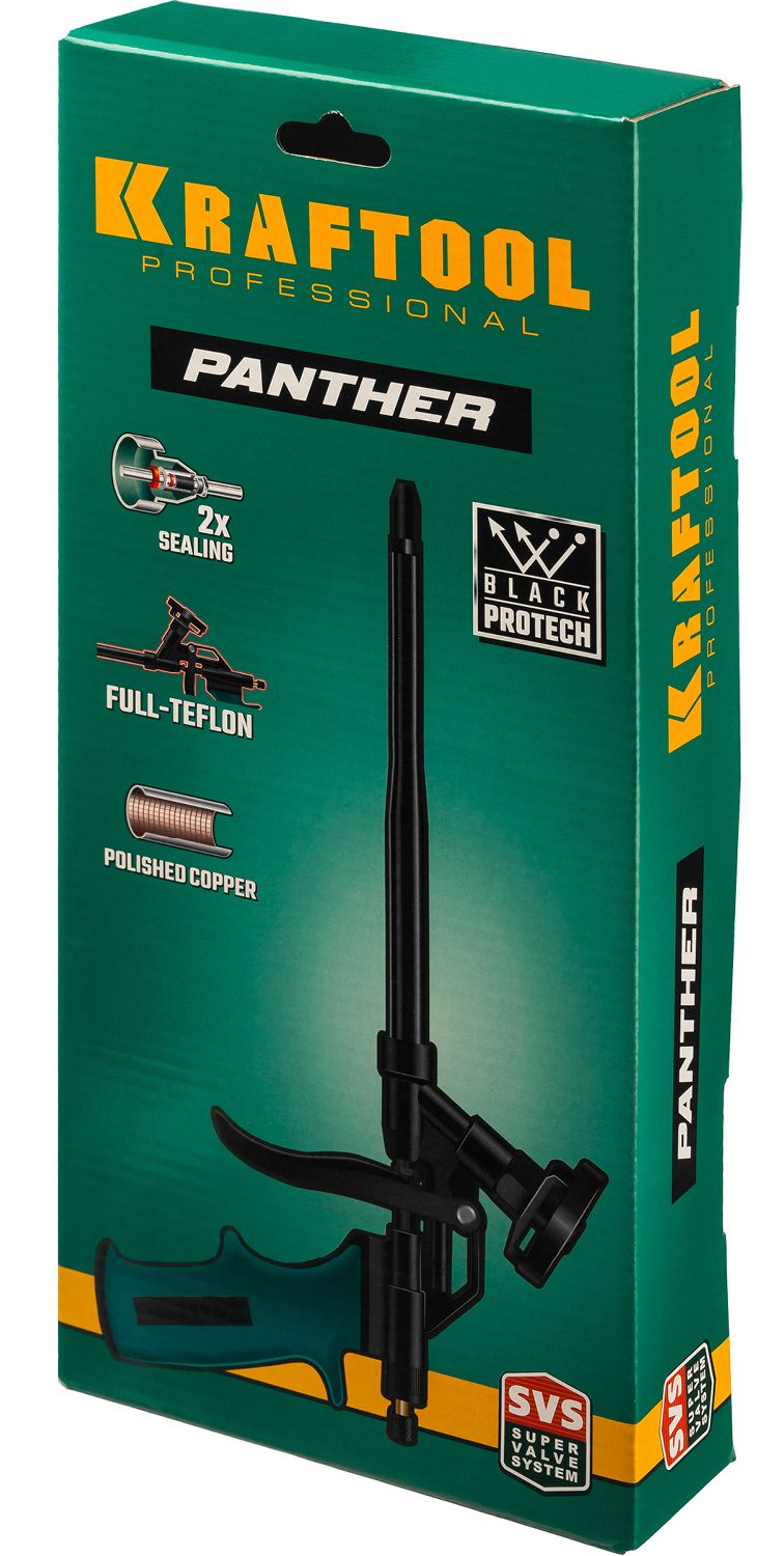 Пистолет тефлоновый для монтажной пены Panther Kraftool 06855 - фото