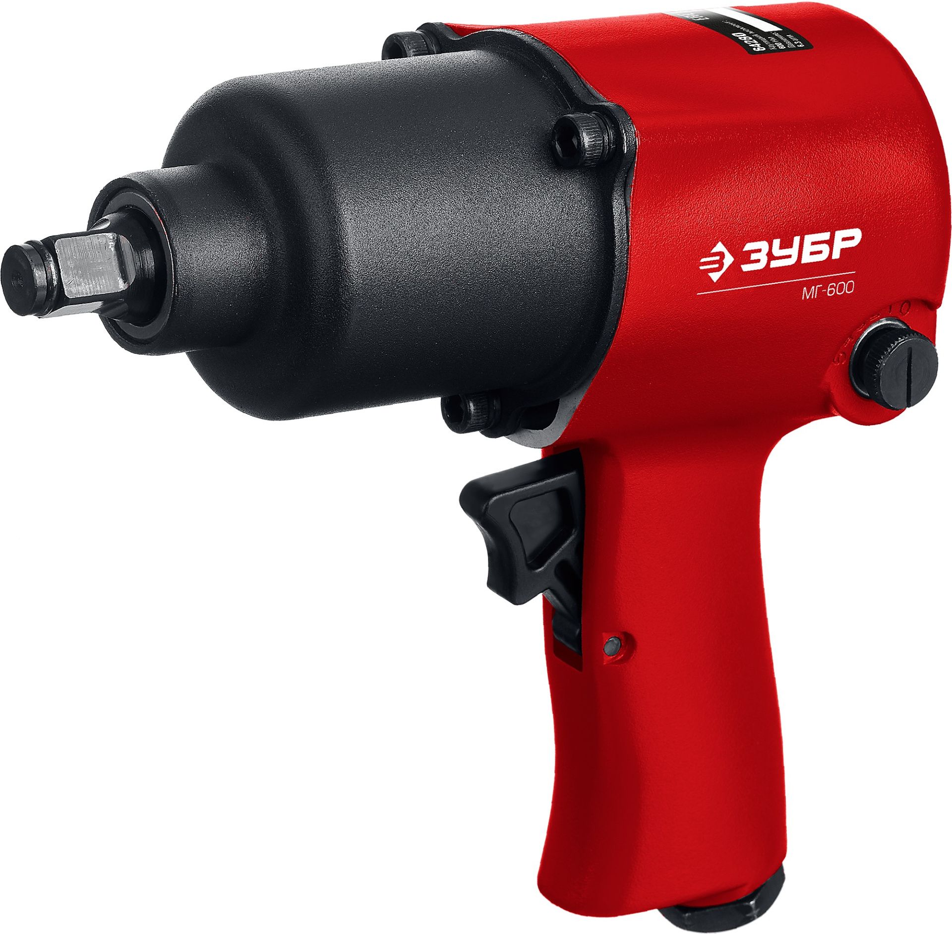 Гайковерт пневматический ударный МГ-600, 1/2", 600 Н·м ЗУБР 64280, алюминий - фото