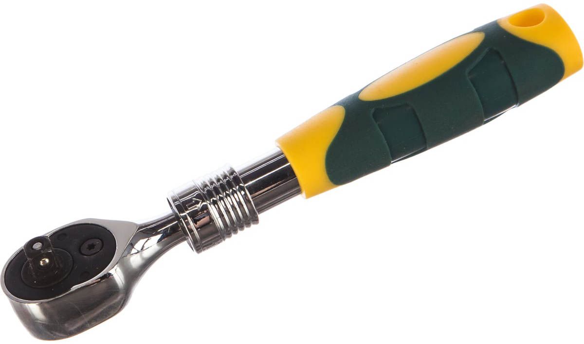 Трещотка для торцовых головок телескопическая 1/4" на 72 зубца Pro Kraftool 27798-1/4 - фото