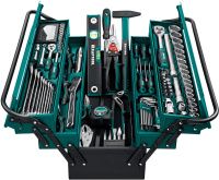 Набор инструмента универсальный 1/2"+1/4" Kraftool Grand-152 27978-H152, 152 предмета