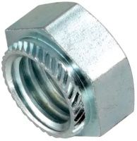 Гайка шестигранная запрессовочная М8x1,9 артикул 88106, оцинкованная сталь