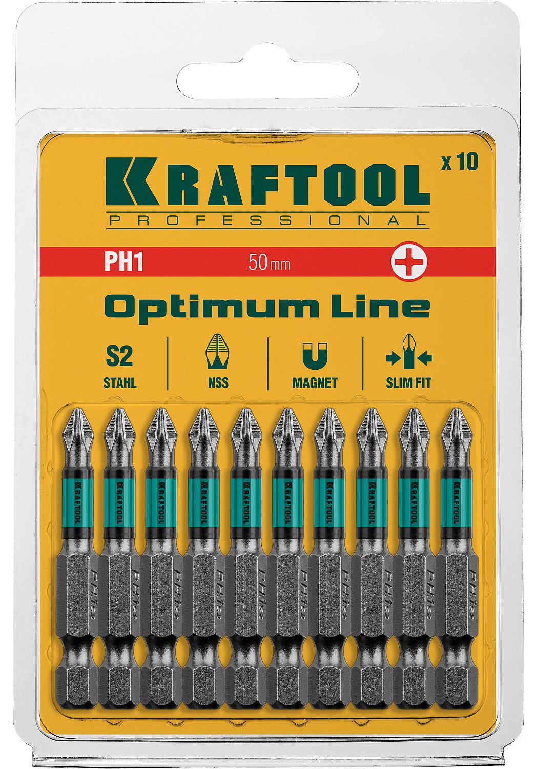 Набор бит PH Optimum Kraftool - фото